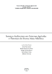 Thumbnail de Caracterização ambiental de duas regiões do Bioma Mata Atlântica no Paraná e sua importância para estudos em serviços ambientais.