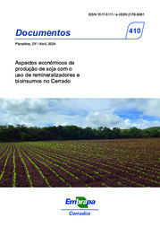 Thumbnail de Aspectos econômicos da produção de soja com o uso de remineralizadores e bioinsumos no Cerrado.