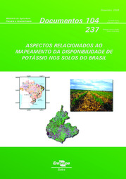 Thumbnail de Aspectos relacionados ao mapeamento da disponibilidade de potássio nos solos do Brasil.